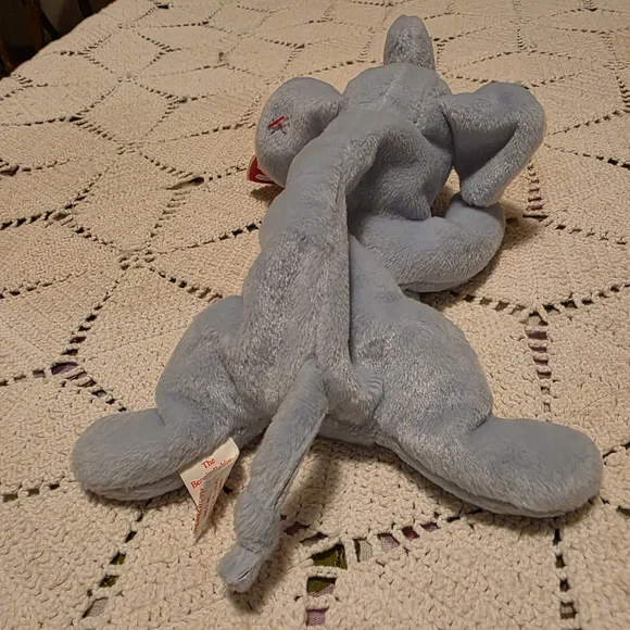 TY  Peanut The Elephant Beanie Baby - Picture 3 of 6